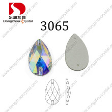 Dz-3065 Hot Sale Drop Faceted Glass Jewelry Stone